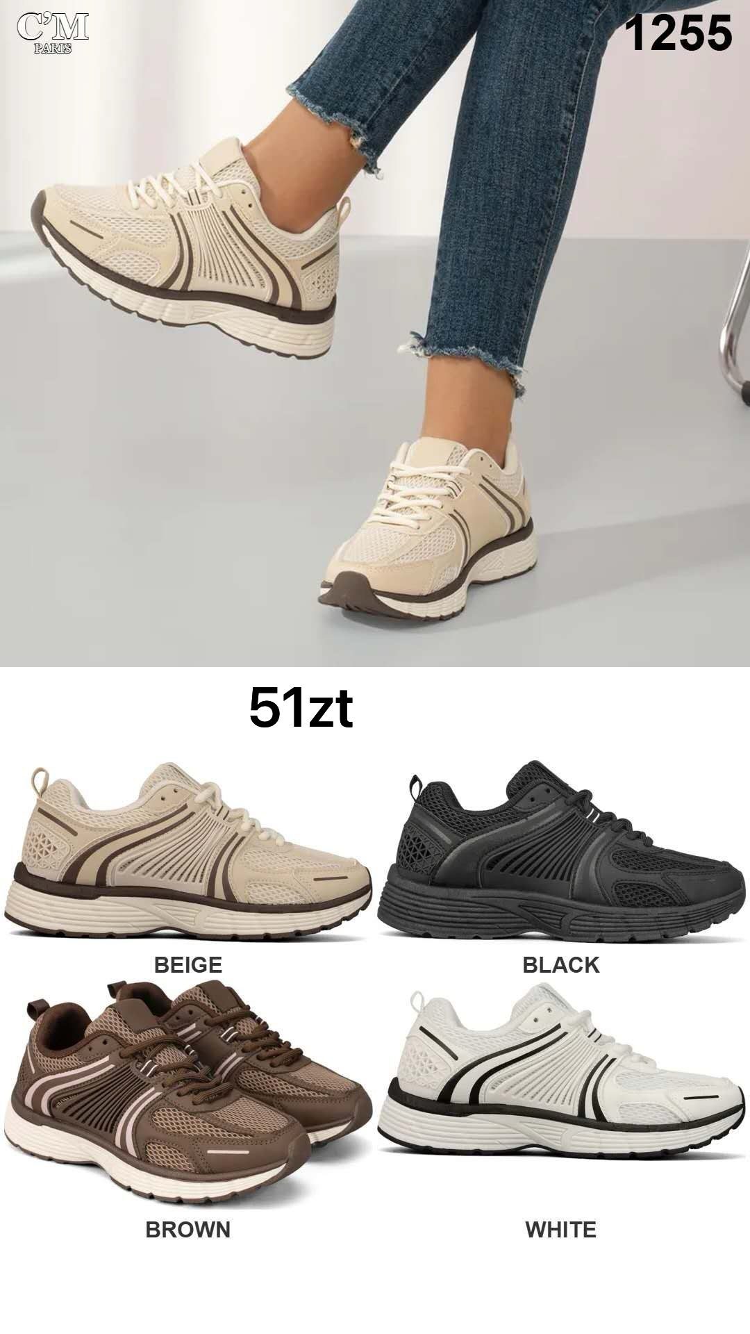 Buty Sportowe DAMSKIE (36-41_12 par) 8593872