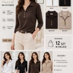 Bluzki DAMSKA TURECKA_size uni_paczka 12 szt_mixkolor 6810974
