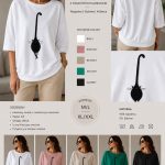 Bluzki DAMSKA TURECKA_size m-2xl_paczka 10 szt_mixkolor 5707342
