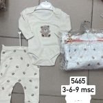 Komplety DZIECIĘCA size 3-9 m_ paczka 6szt _1 kolor 8663346