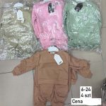 Komplety DZIECIĘCA size 6-24 m_ paczka 4szt _1 kolor 8663349