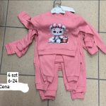 Komplety DZIECIĘCA size 6-24 m_ paczka 4szt _1 kolor 8663350