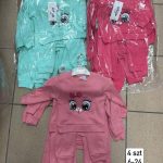 Komplety DZIECIĘCA size 6-24 m_ paczka 4szt _1 kolor 8663352