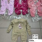 Komplety DZIECIĘCA size 6-24 m_ paczka 4szt _1 kolor 8663353