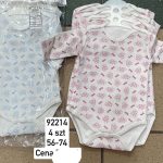 Body DZIECIĘCA size 56-74_ paczka 4szt _1 kolor 9098885