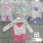 Komplety DZIECIĘCA size 74-86_ paczka 6szt _1 kolor 9098905
