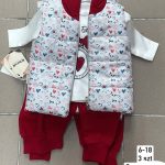 Komplety DZIECIĘCA size 6-18 m_ paczka 6szt _1 kolor 9098916