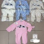 Komplety DZIECIĘCA size 62-74_ paczka 6szt _1 kolor 9098924