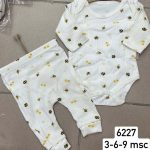 Komplety DZIECIĘCA size 3-9 m_ paczka 6szt _1 kolor 9098929