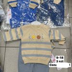Komplety DZIECIĘCA size 9-18 m_ paczka 6szt _1 kolor 9098932