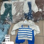 Komplety DZIECIĘCA size 6-18 m_ paczka 4szt _1 kolor 9098934