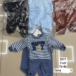 Komplety DZIECIĘCA size 74-86_ paczka 6szt _1 kolor 9099054