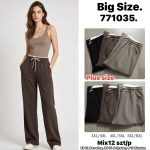 Spodnie Damskie _ size 3-6xl _paczka 12szt_mix kolor 2124249