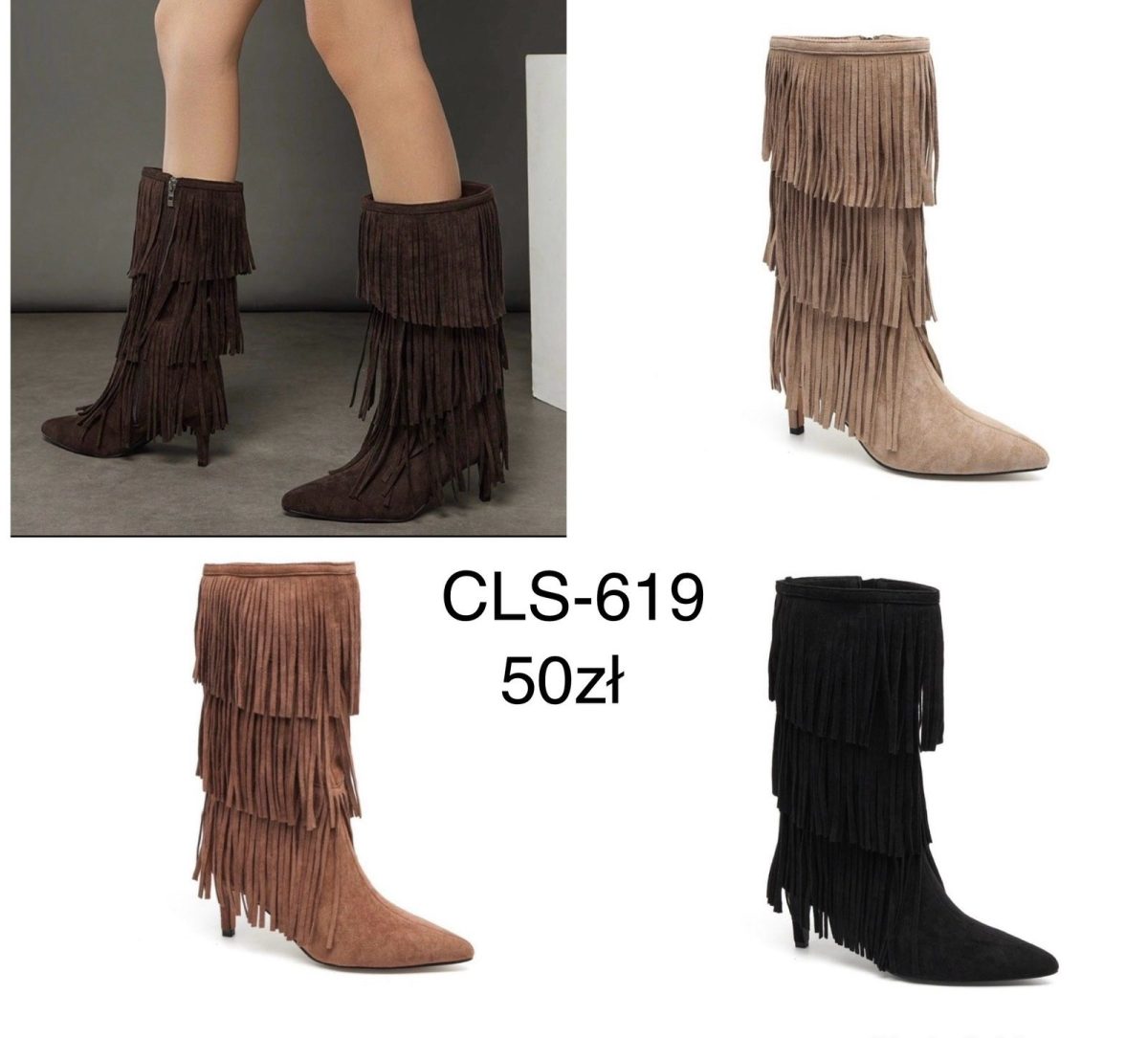 Buty Botki DAMSKIE (36-41_12 par) 2846727