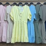 Sukienki Damskie włoskie _size uni _paczka 6szt_mix kolor 5514036