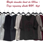 Bluzki damskie z długim rękawem_ biust do 130cm – Duze rozmiary. Produkt włoski (UNI_ 4) 3927021
