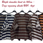 Bluzki damskie z długim rękawem_ biust do 160cm – Duze rozmiary. Produkt włoski (UNI_ 4) 3927023