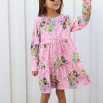 Sukienki DZIECIĘCA size 3-12 lat_ paczka 6szt _1 kolor 3325152