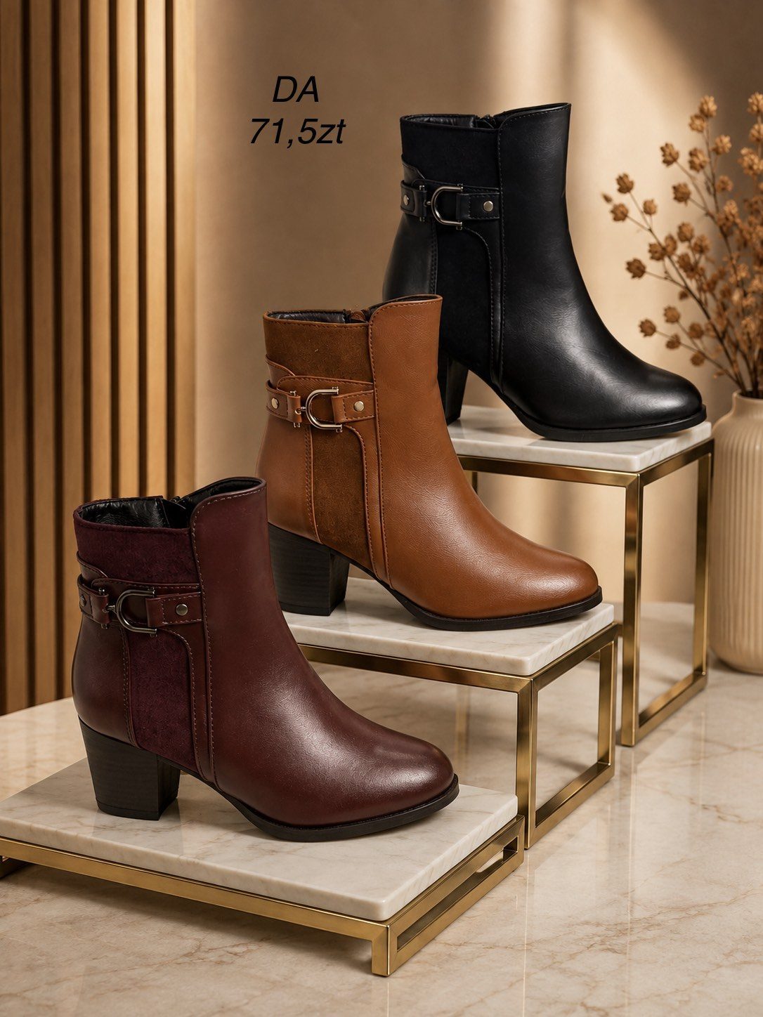 Buty Botki DAMSKIE (36-41_12par) 5475297