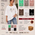 Bluzki DAMSKA TURECKA_size m-2xl_paczka 10 szt_mixkolor 4981523