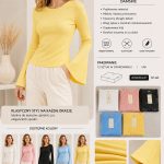 Bluzki DAMSKA TURECKA_size uni_paczka 12 szt_mixkolor 4981528