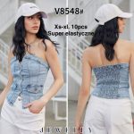 Bluzki Jeansowa Damskie _ size xs-xl _paczka 10szt_ 4047030