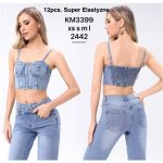 Bluzki Jeansowa Damskie _ size xs-xl _paczka 10szt_ 4047031