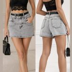 Spódnica krótka Jeansowa Damskie _ size xs-xl _paczka 10szt_[bez pasek] 4047092