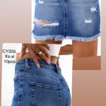 Spódnica krótka Jeansowa Damskie _ size xs-xl _paczka 10szt_ 4047109