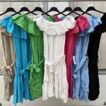 Sukienki Damskie wloskie_ Size uni _paczka 6szt_mix kolor 8276813