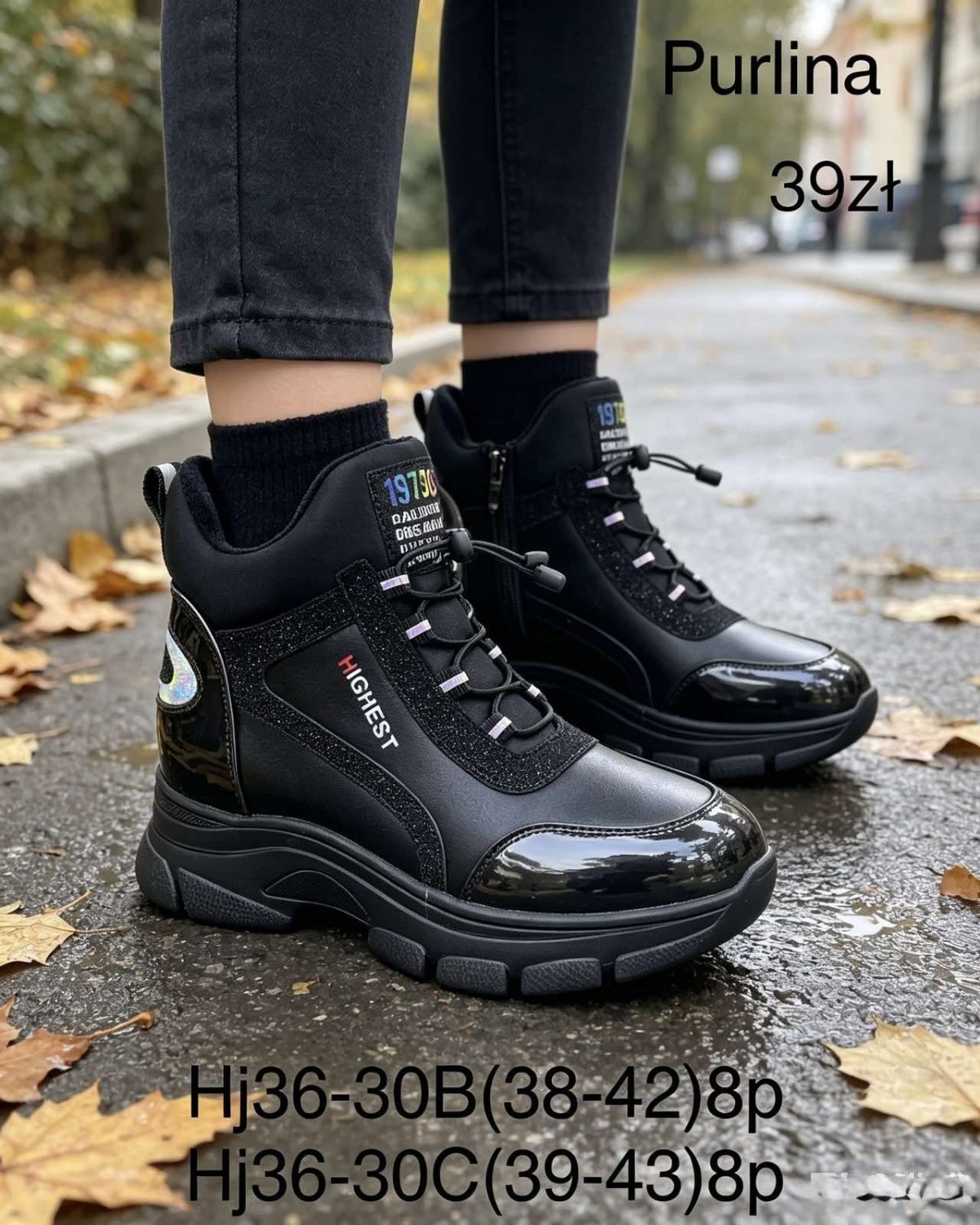 Buty Botki DAMSKIE (38-42_8par) 2215728