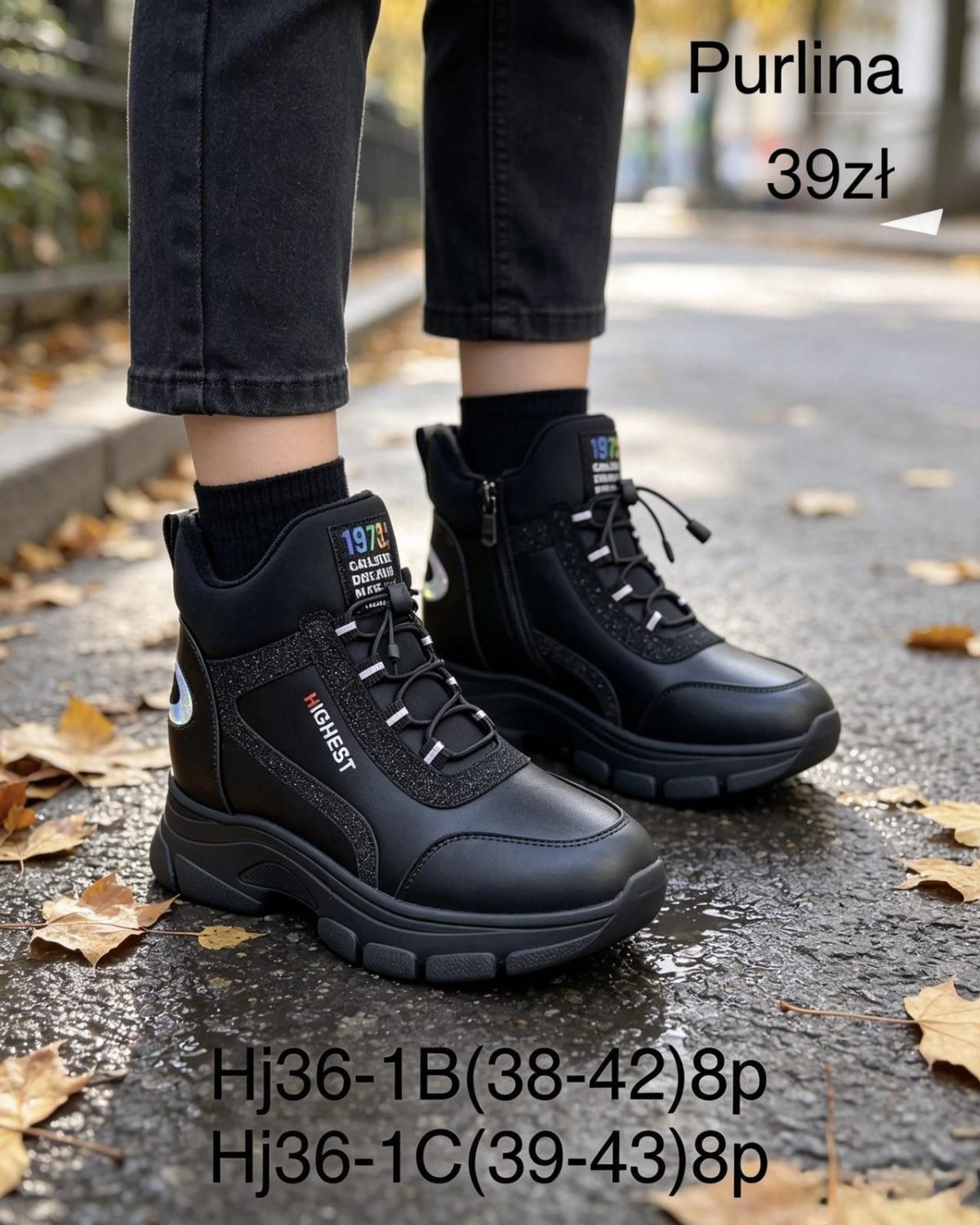 Buty Botki DAMSKIE (38-42_8par) 2215729
