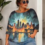 Bluzki Damskie Polskie_ size standard_ paczka 4szt 1 kolor 2215774