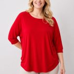 Bluzki Damskie Polskie_ size standard_ paczka 4szt 1 kolor 2215780