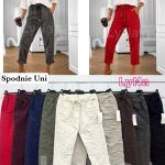 Spodnie Damskie włoskie _size uni _paczka 6szt_mix kolor 2215806