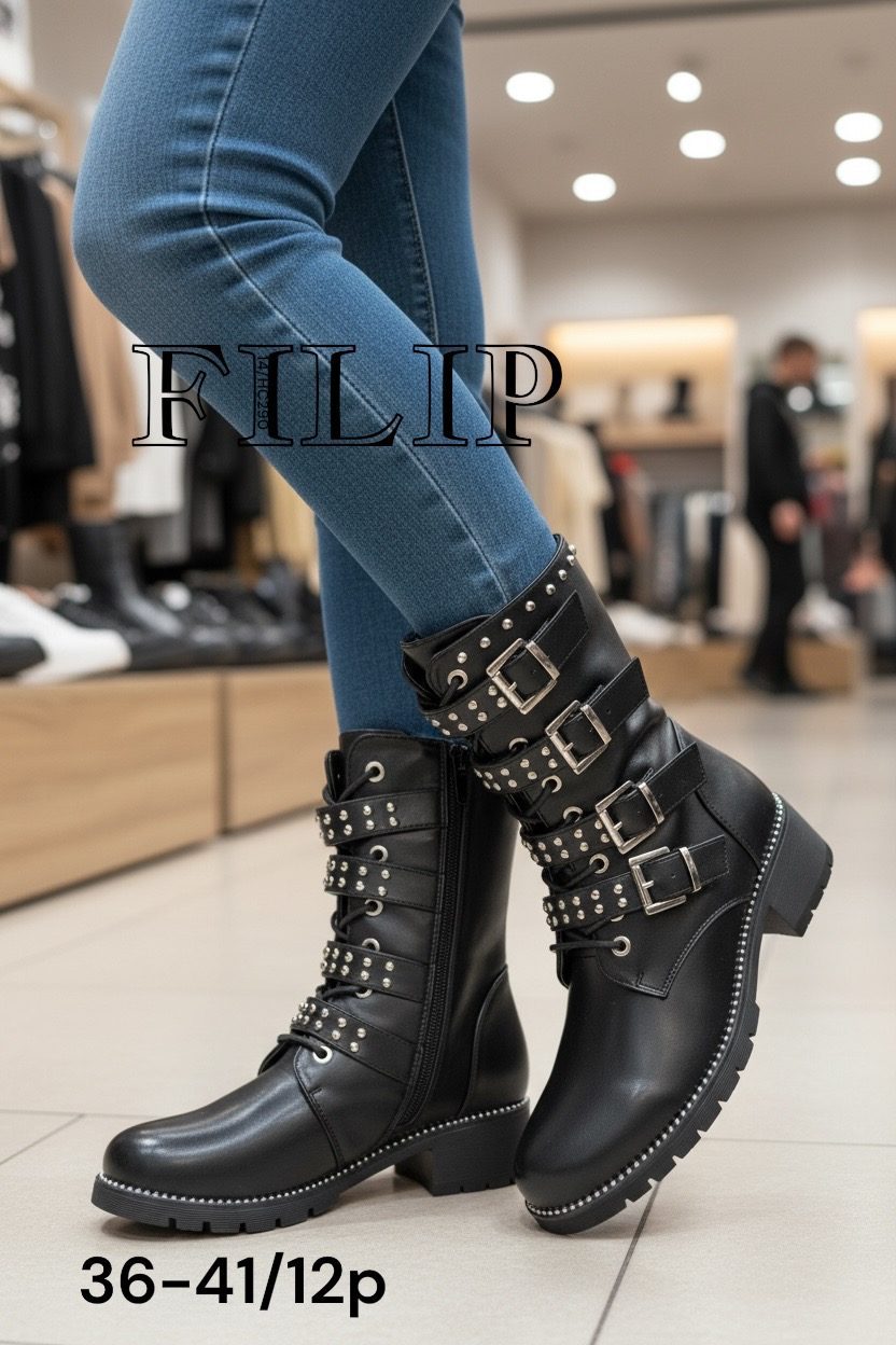 Buty Botki DAMSKIE (36-41_12par) 7543940