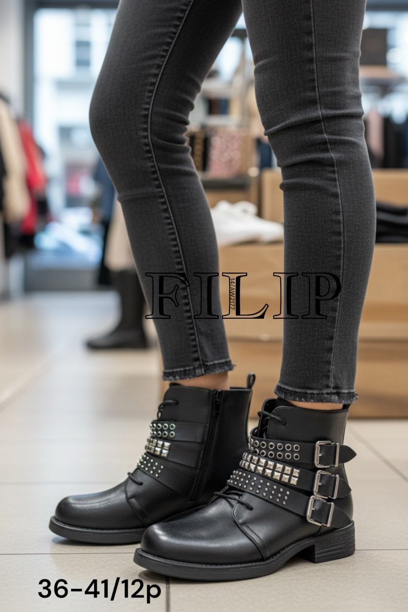 Buty Botki DAMSKIE (36-41_12par) 7543942