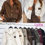 Bluzy Damskie włoskie _size uni _paczka 6szt_mix kolor 7544050