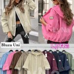 Bluzy Damskie włoskie _size uni _paczka 6szt_mix kolor 7544052