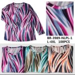 Bluzki Damskie Polskie_ size l-4xl_ paczka 12szt mix kolor 3853352
