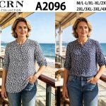 Bluzki Damskie Polskie_ size m-4xl_ paczka 12szt mix kolor 3853356