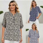 Bluzki Damskie Polskie_ size m-4xl_ paczka 12szt mix kolor 3853366