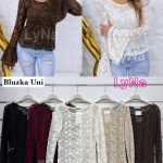 Bluzki Damskie włoskie _size uni _paczka 6szt_mix kolor 3853381
