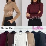 Bluzki Damskie włoskie _size uni _paczka 6szt_mix kolor 3853382
