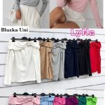 Bluzki Damskie włoskie _size uni _paczka 6szt_mix kolor 3853383