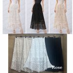 Spódnica długa Damskie Włoskie _size uni _paczka 6szt_mix kolor 3853428