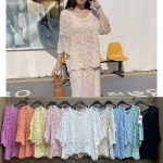 Bluzki Damskie Włoskie _size uni _paczka 6szt_mix kolor 3853628