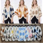 Bluzki Damskie Włoskie _size uni _paczka 6szt_mix kolor 3853636