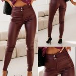 Spodnie skórzane Damskie _ size 34-42 _paczka 10szt_ 8317857