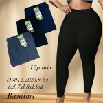 Legginsy/Getry Damskie _ size 6-9xl _paczka 12szt_mix kolor 3252287